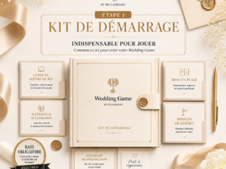 Kit de démarrage Escape Game à Imprimer | Wedding Game ÉTAPE 1